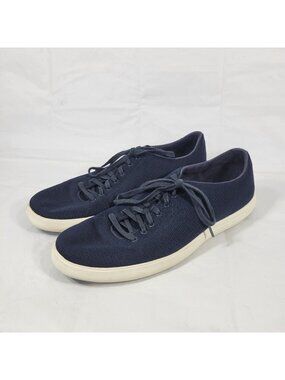 Cole Haan Grand OS Knit Sneakers Men Size 12 Blue Lace Up Casual Athleisure